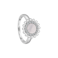 18 K White Gold