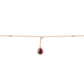 18 K Rose Gold Ruby