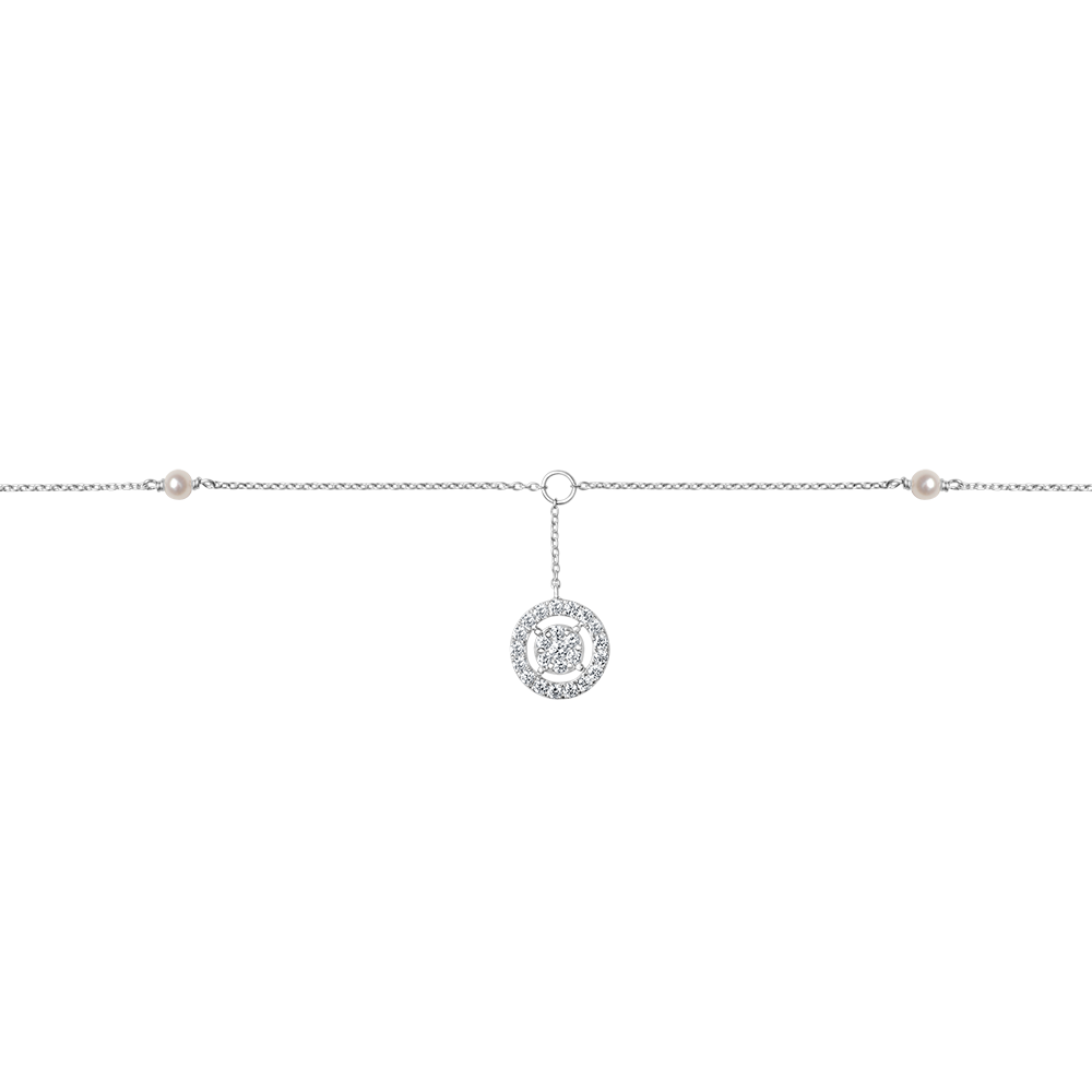 18 K White Gold