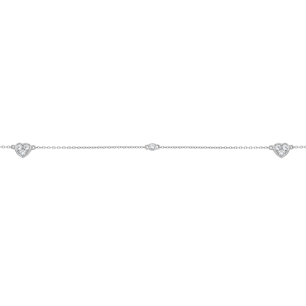 18 K White Gold