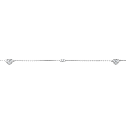 18 K White Gold