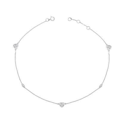 18 K White Gold
