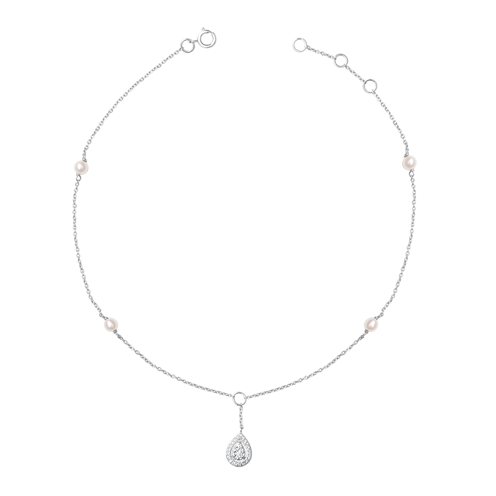 18 K White Gold