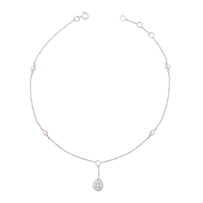 18 K White Gold