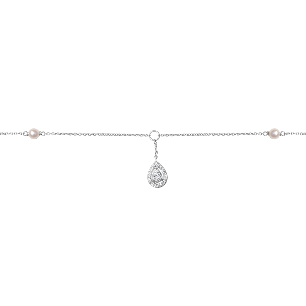 18 K White Gold