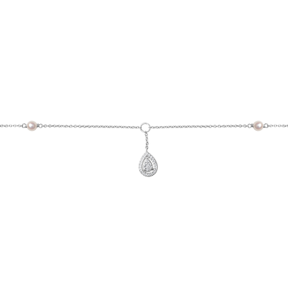 18 K White Gold