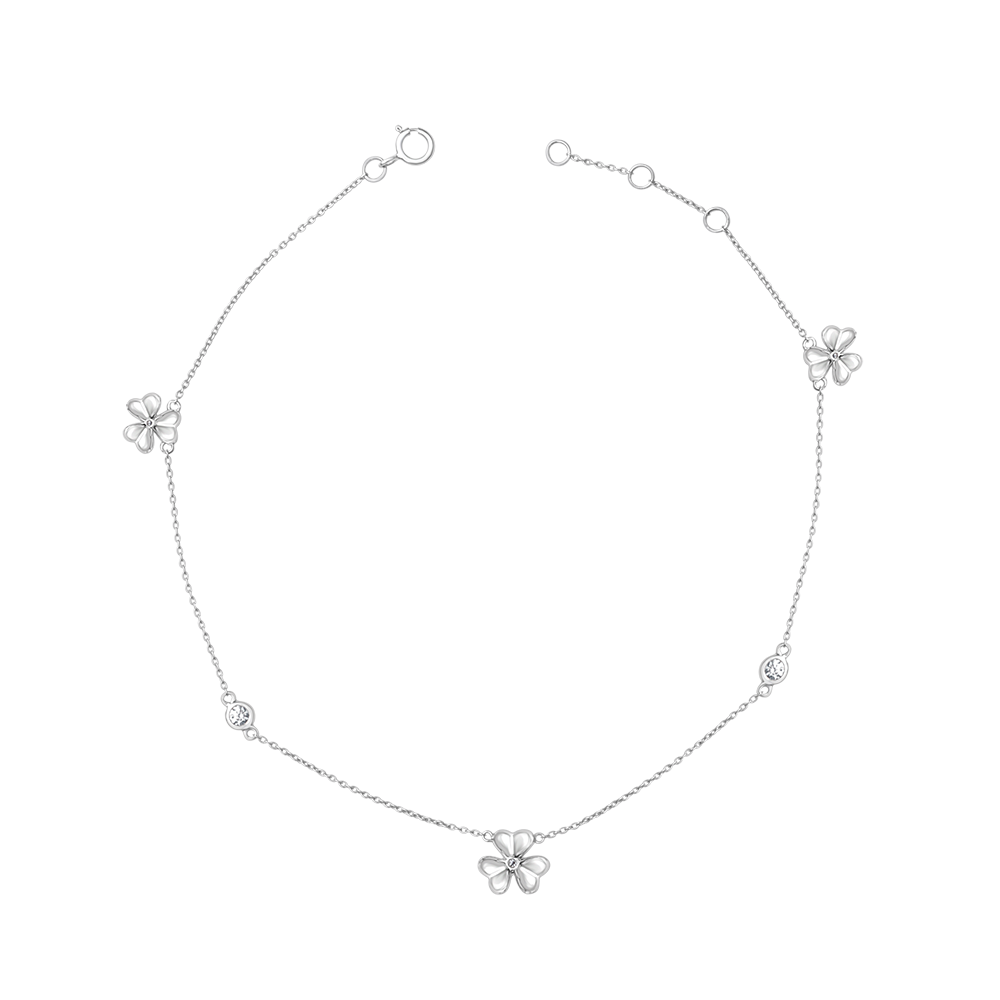 18 K White Gold