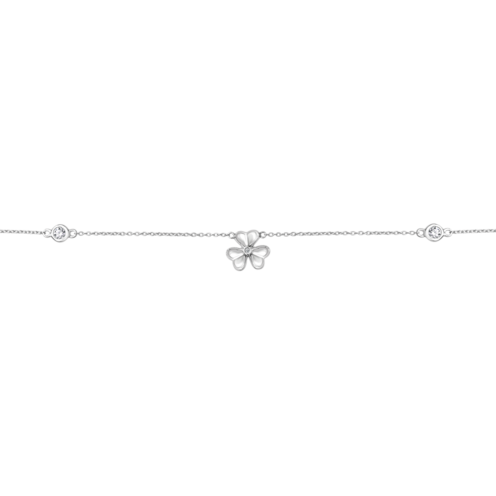 18 K White Gold