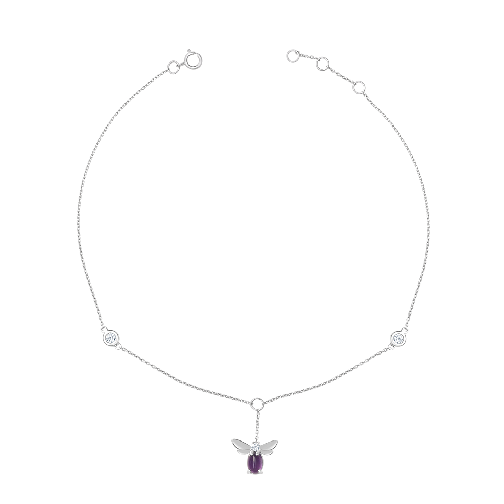 18 K White Gold