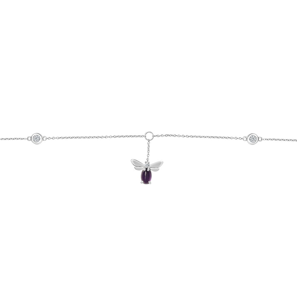 18 K White Gold
