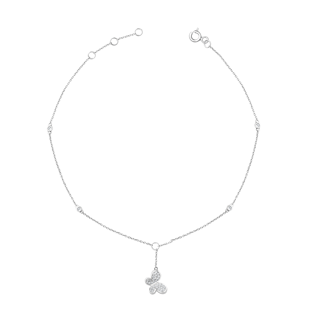 18 K White Gold