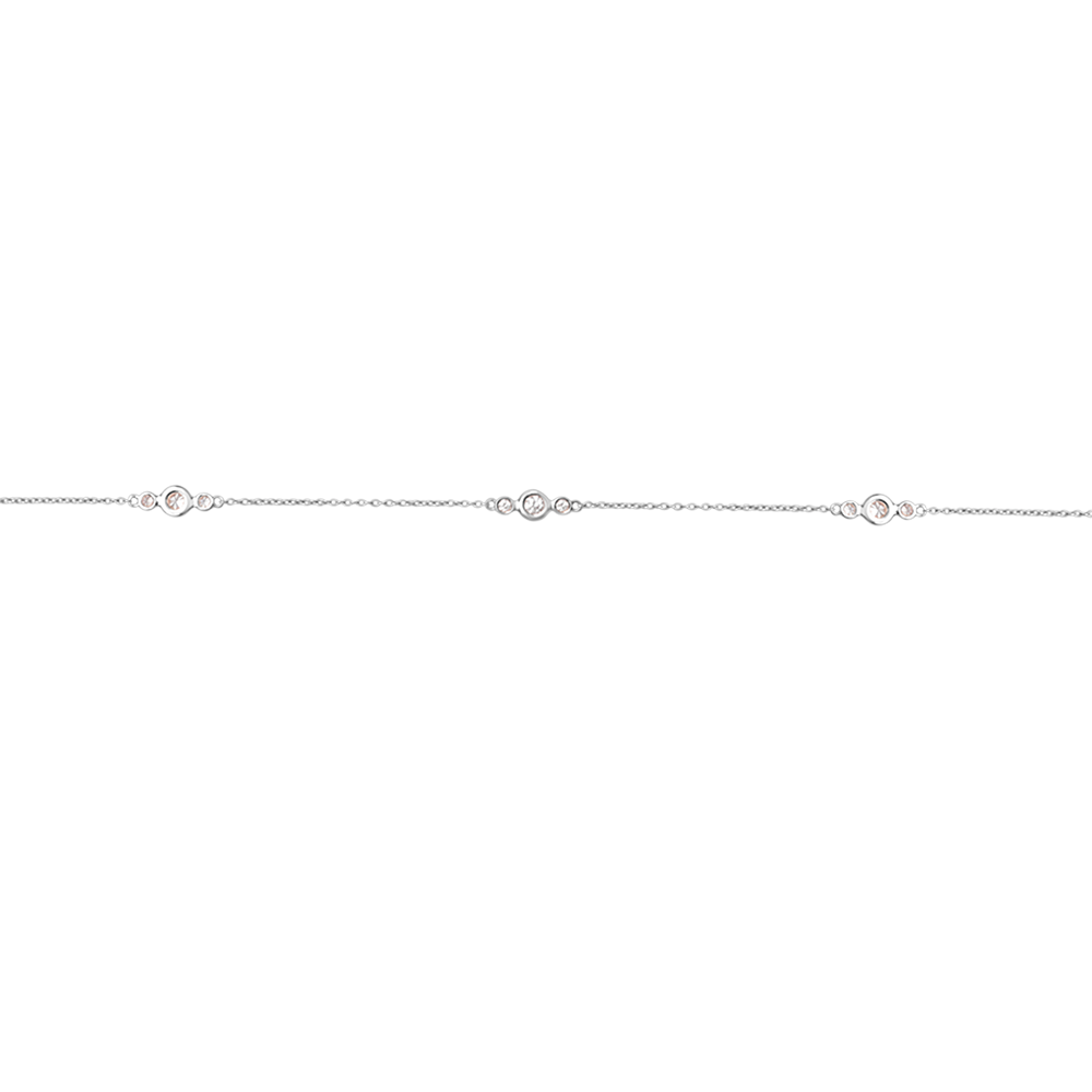 18 K White Gold