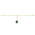 18 K Yellow Gold Emerald