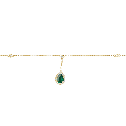 18 K Yellow Gold Emerald