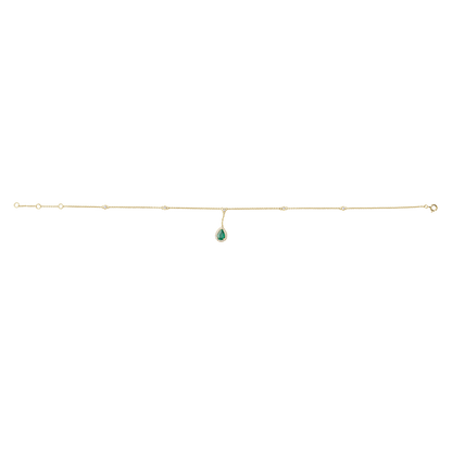 18 K Yellow Gold Emerald