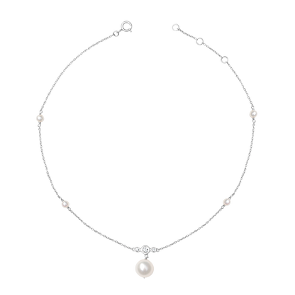 18 K White Gold