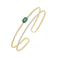 18 K Yellow Gold Emerald