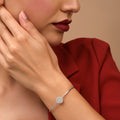 18 K White Gold