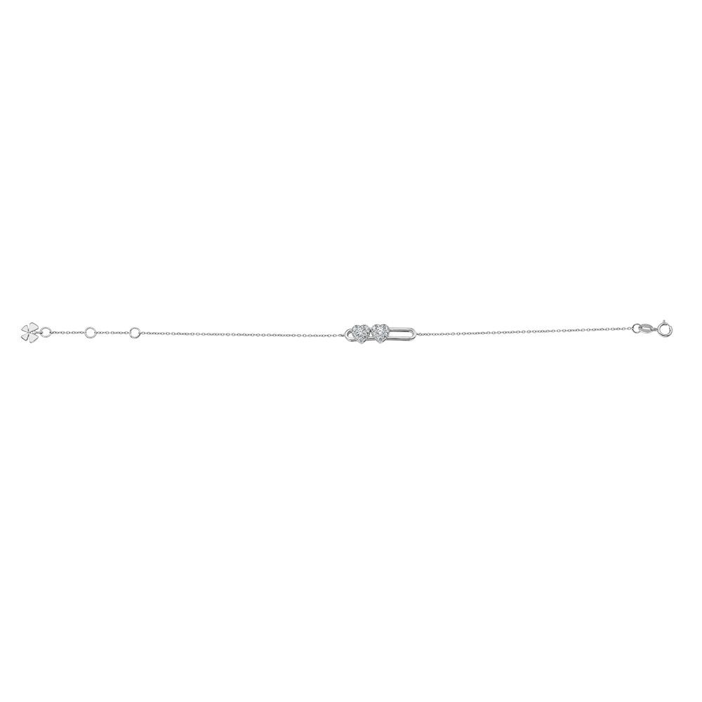 18 K White Gold