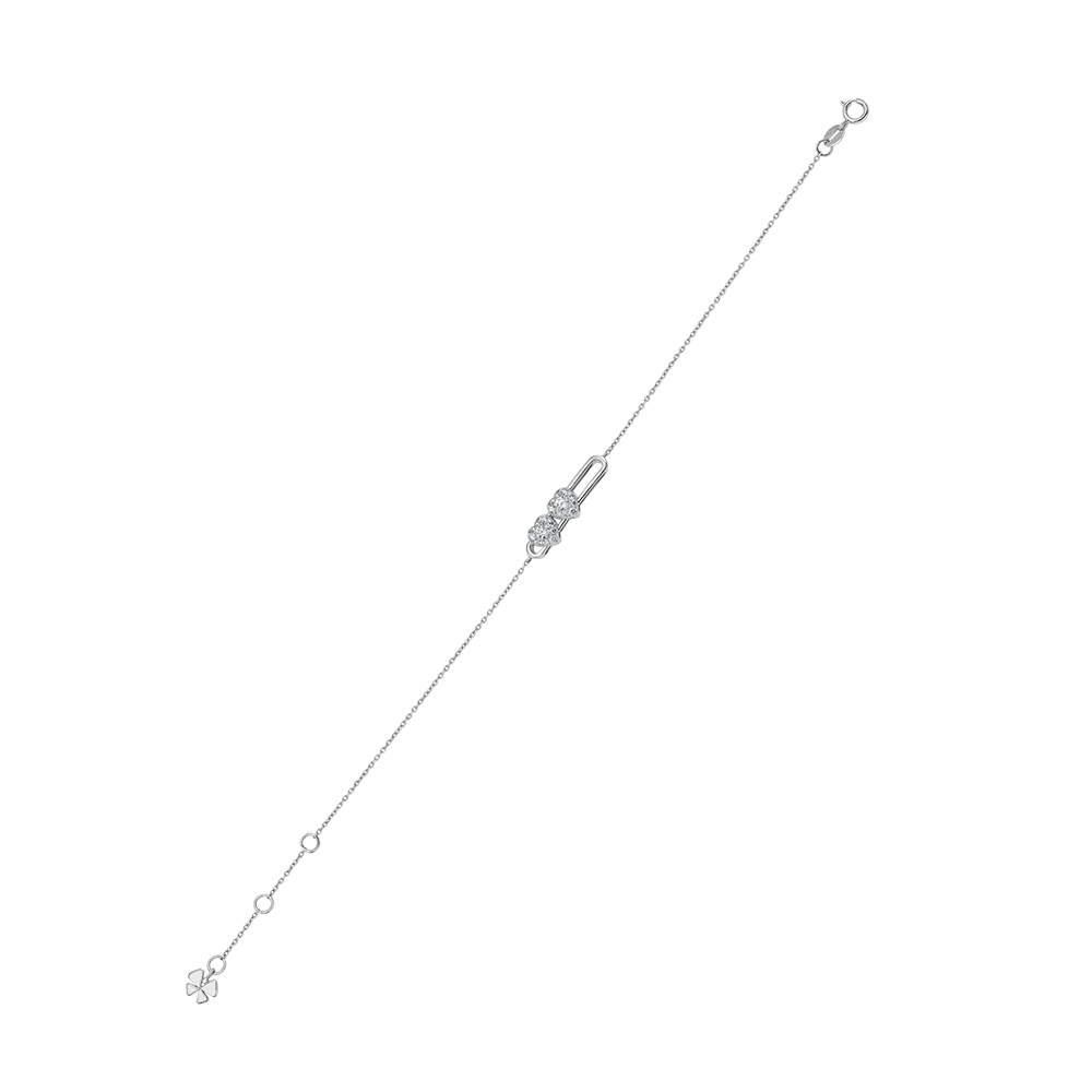 18 K White Gold