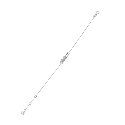 18 K White Gold