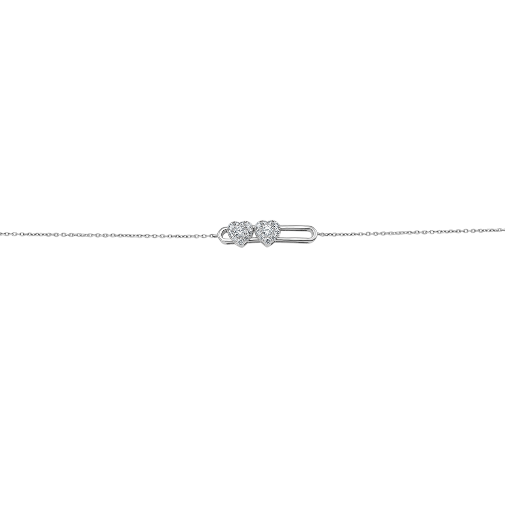 18 K White Gold
