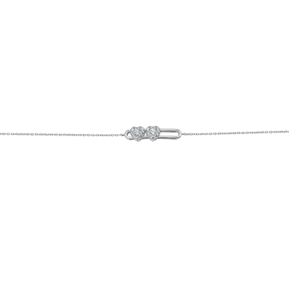 18 K White Gold