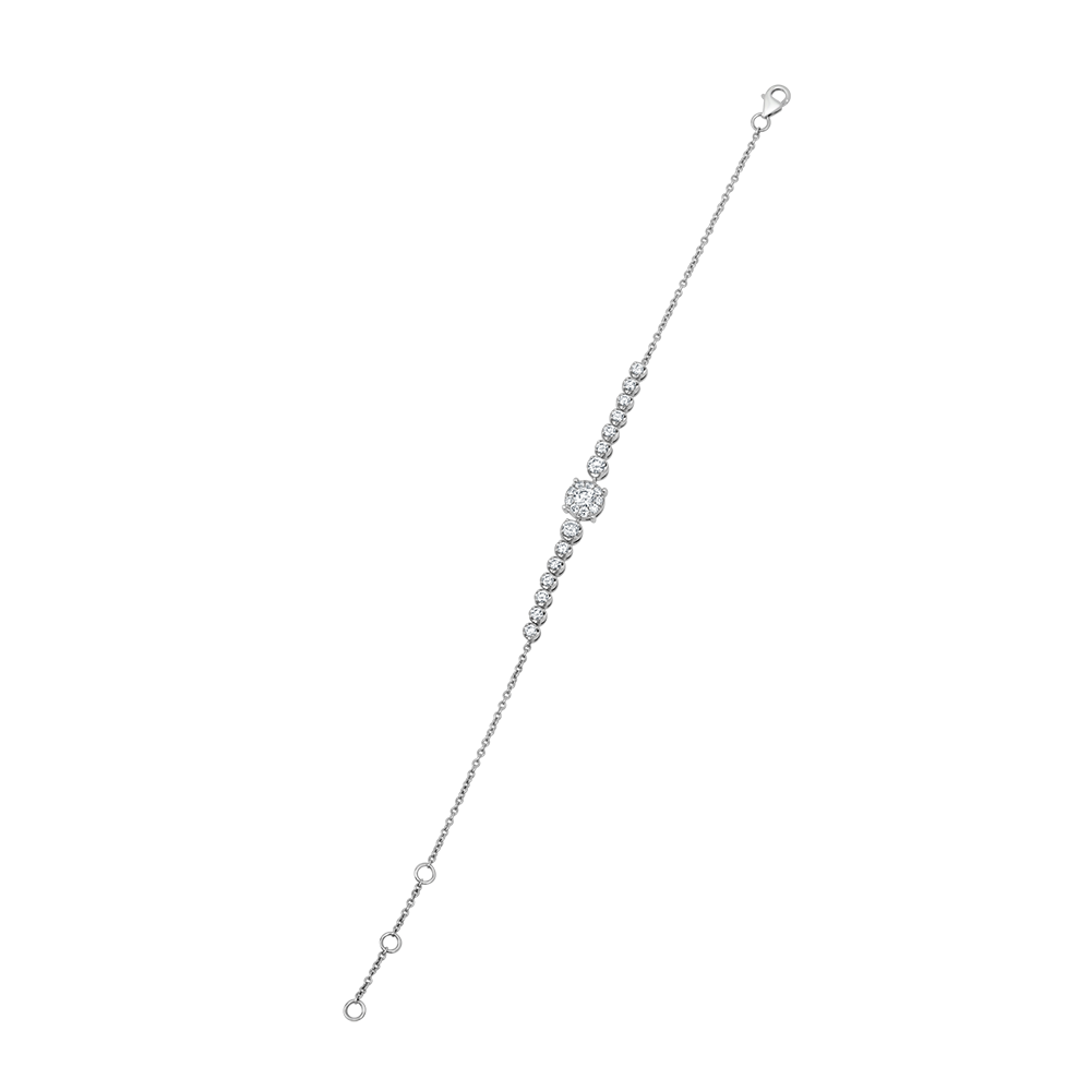 18 K White Gold