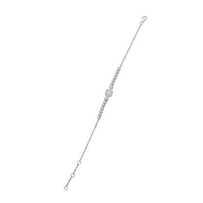 18 K White Gold