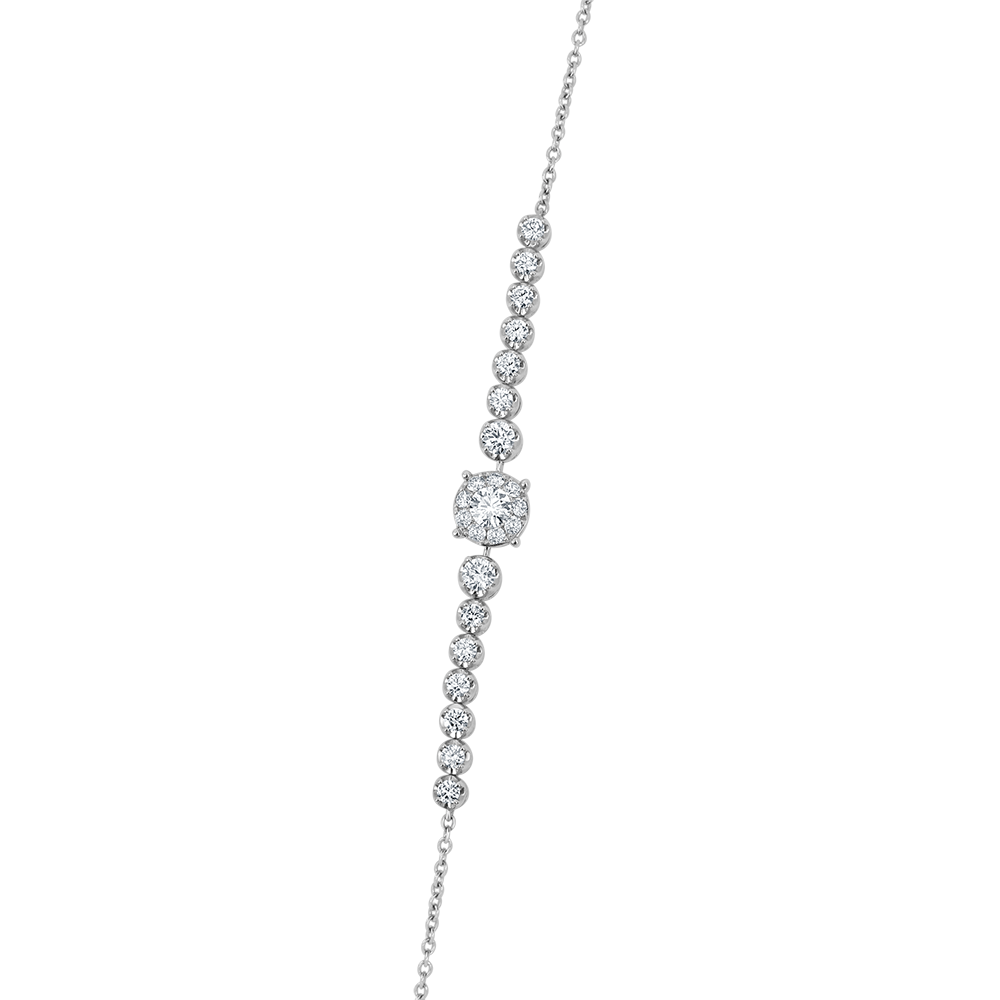18 K White Gold