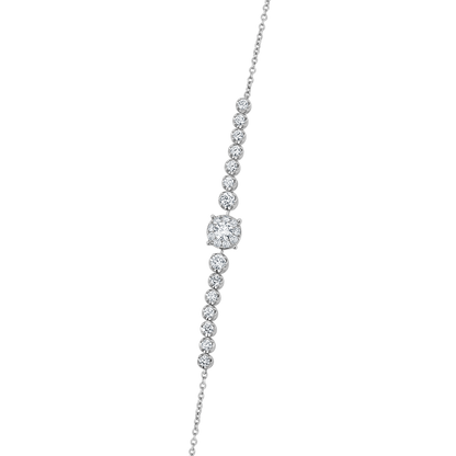 18 K White Gold