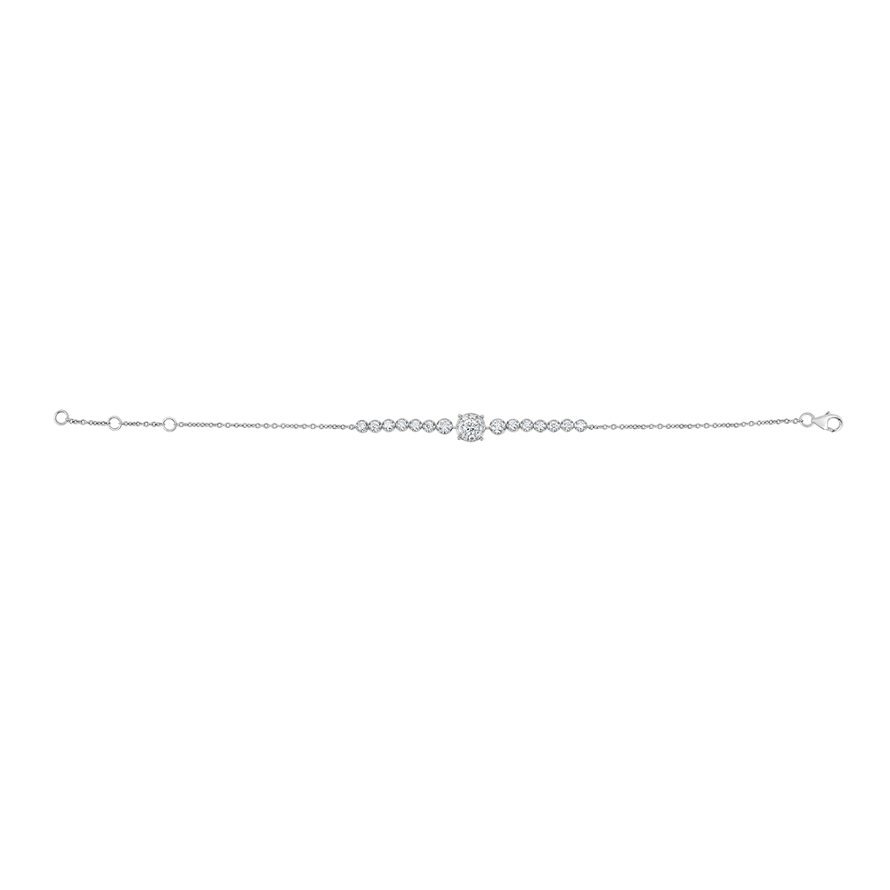 18 K White Gold