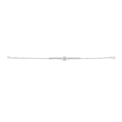 18 K White Gold