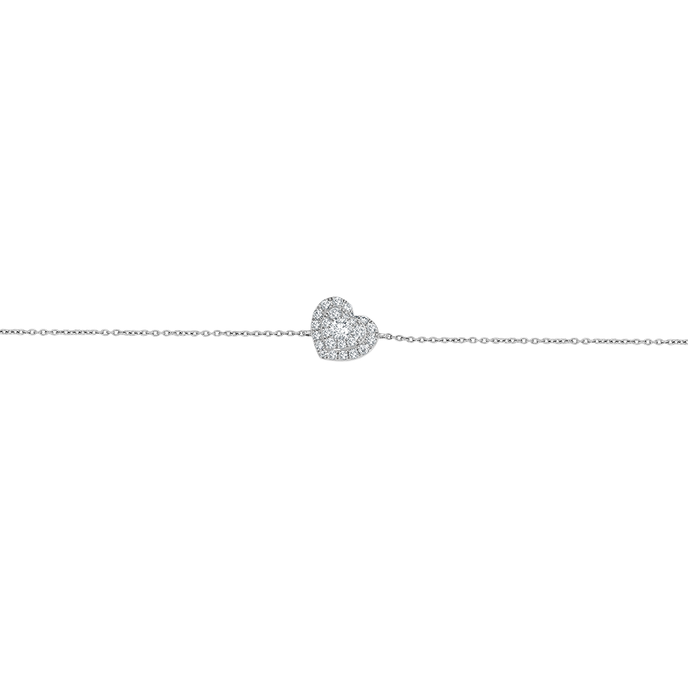 18 K White Gold