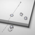 18 K White Gold