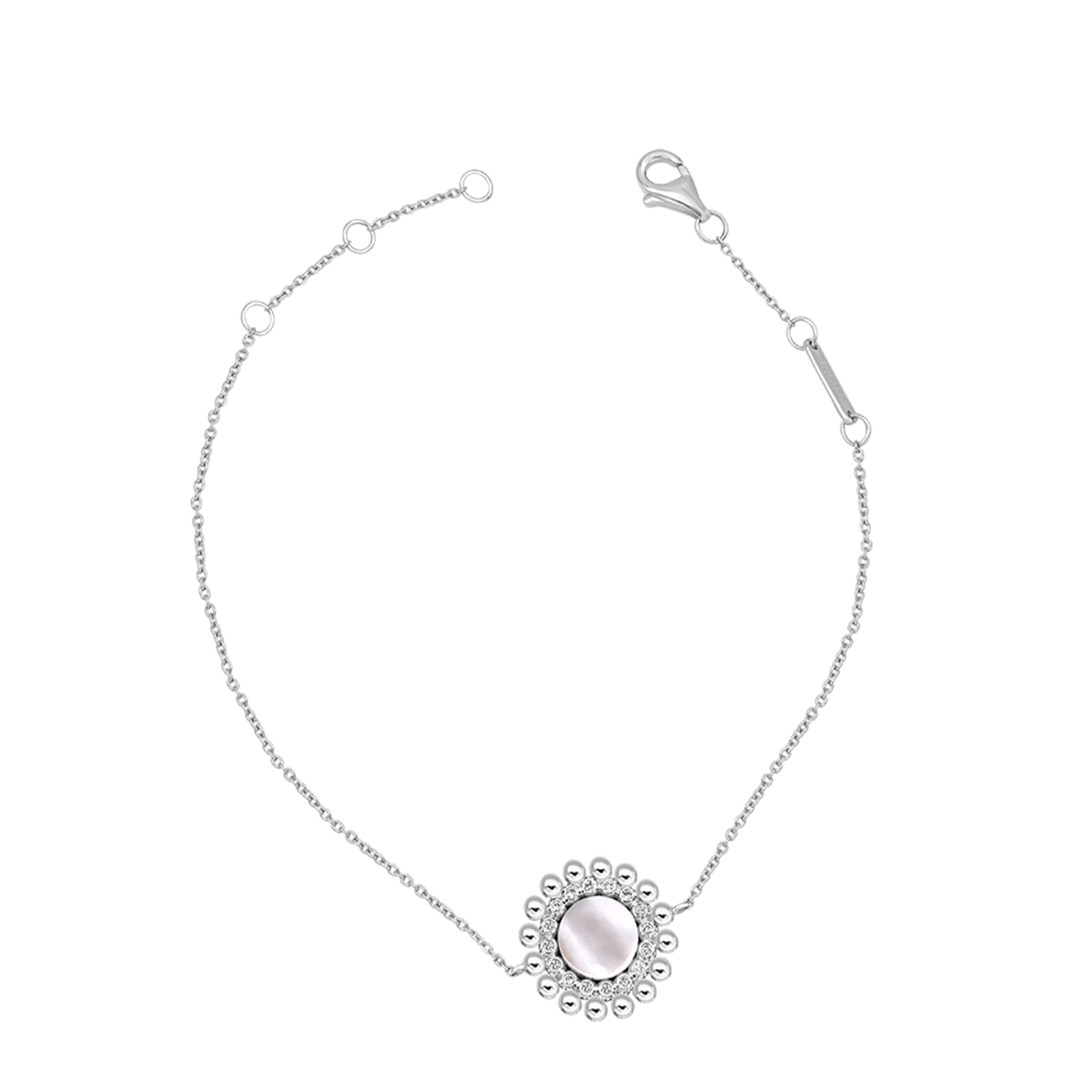 18 K White Gold