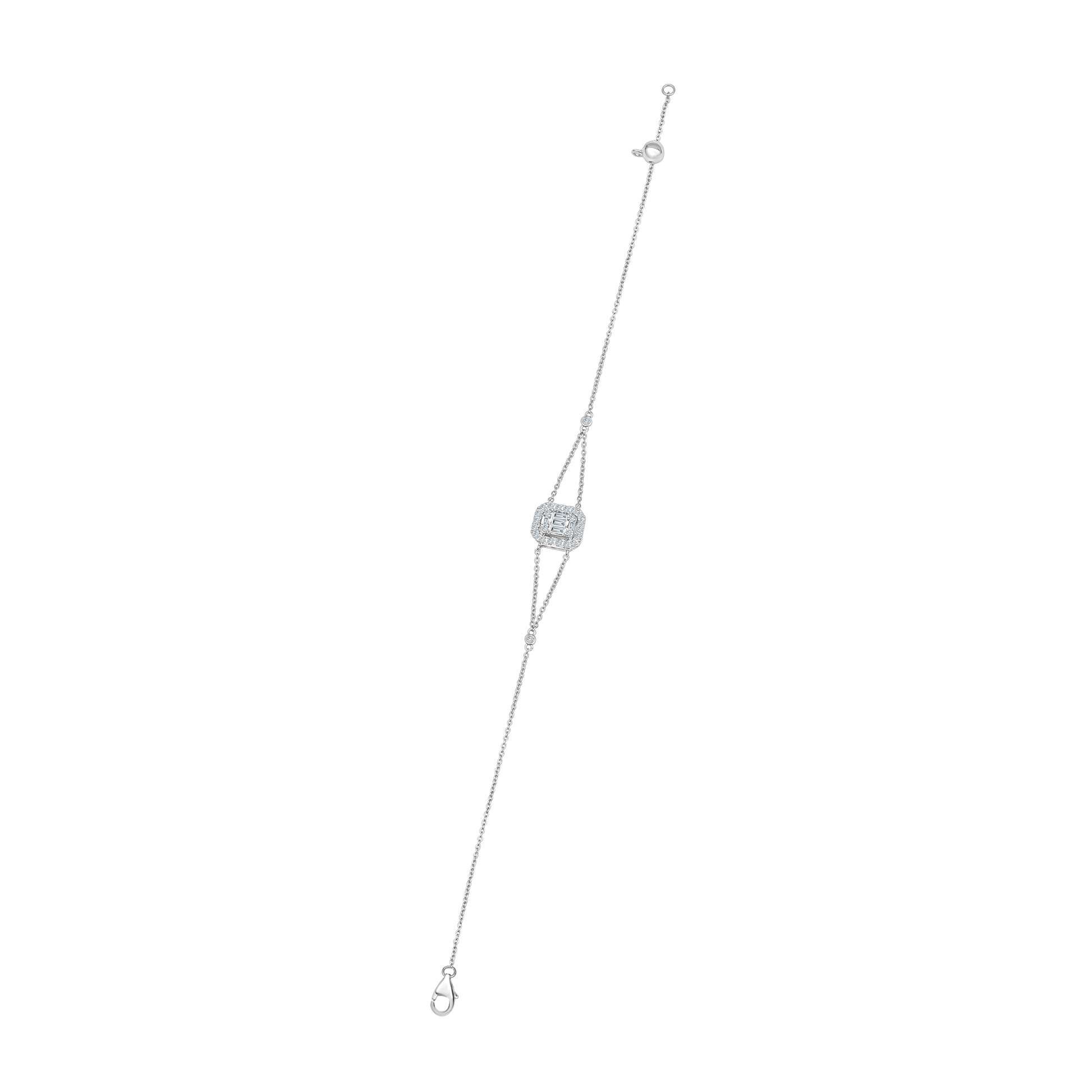 18 K White Gold
