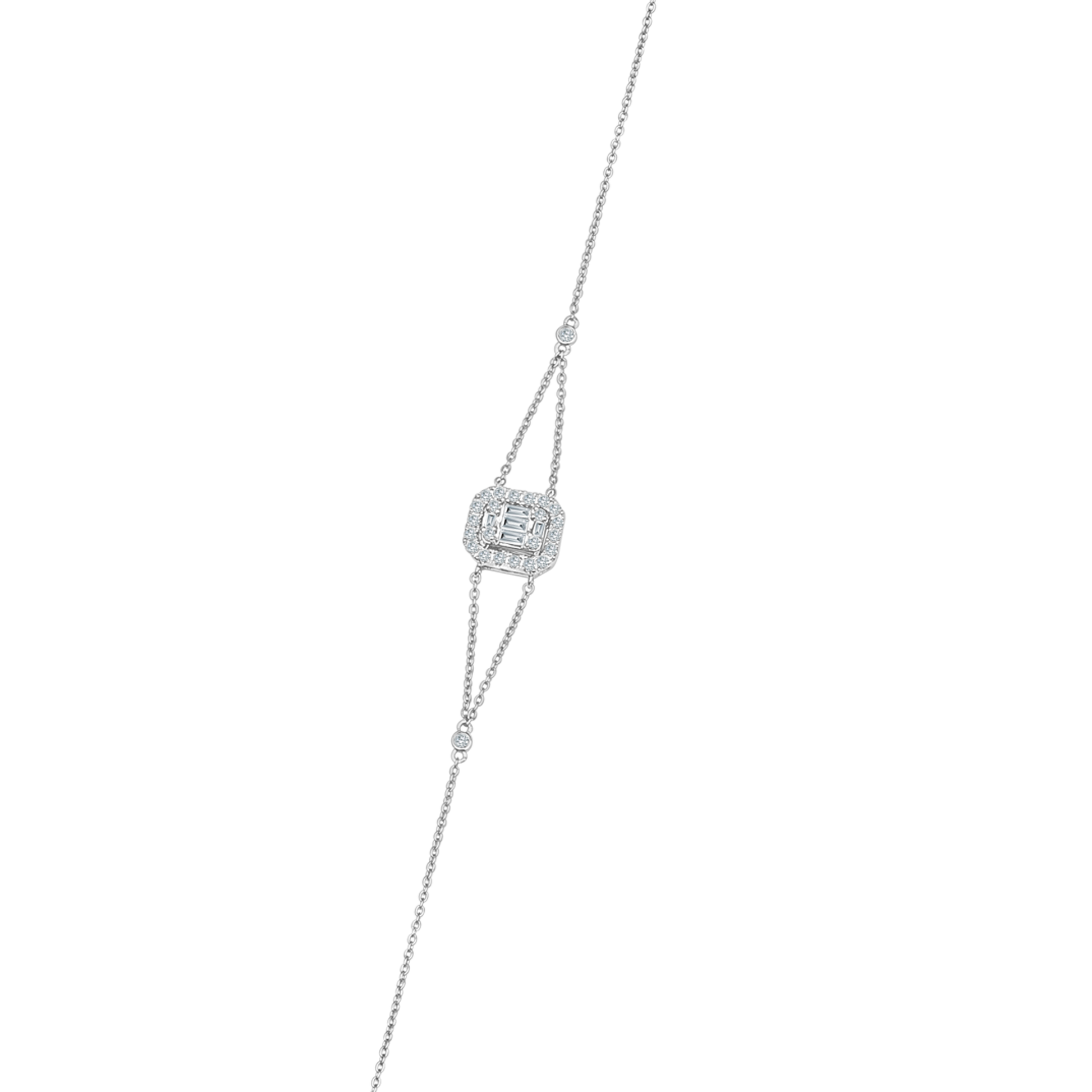 18 K White Gold