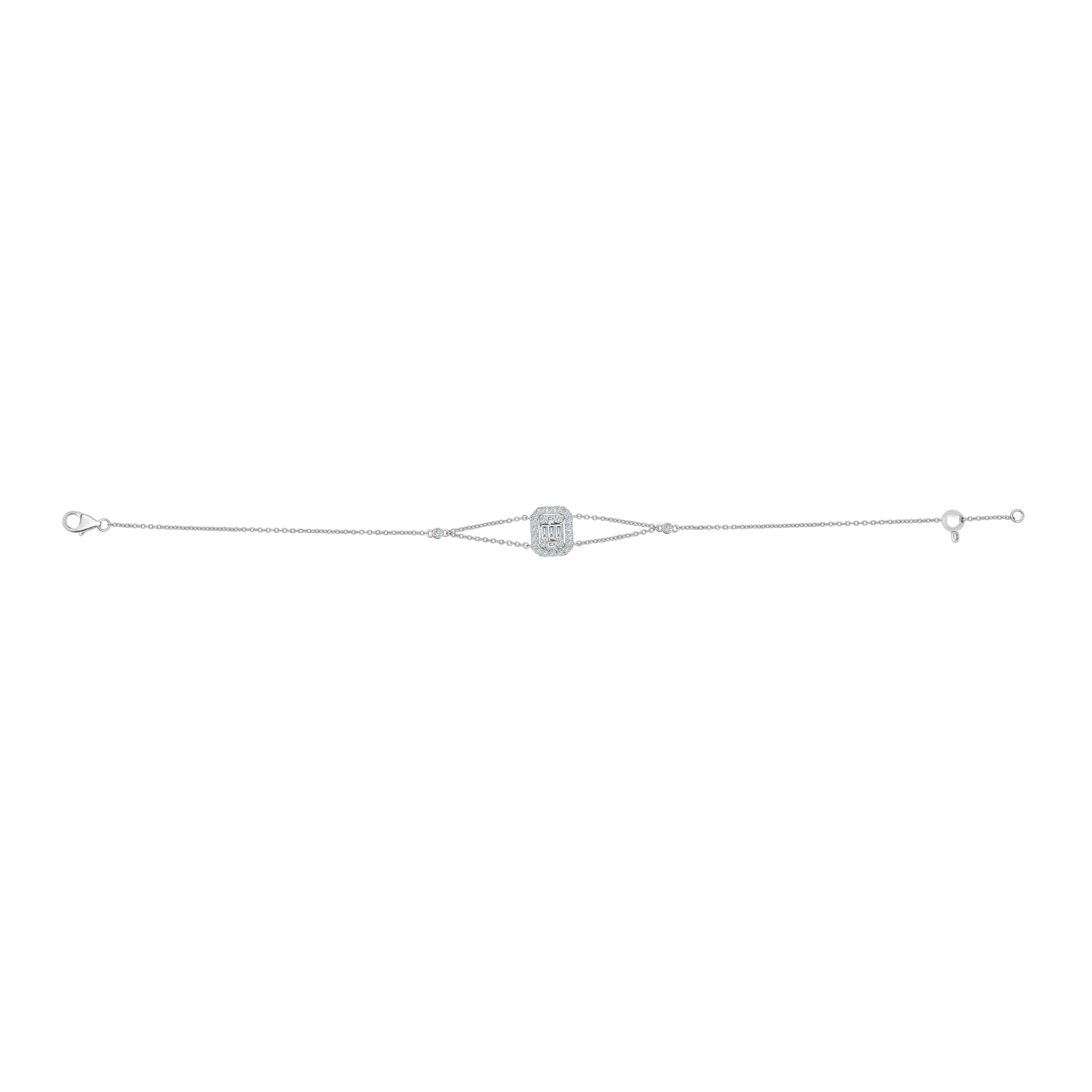 18 K White Gold