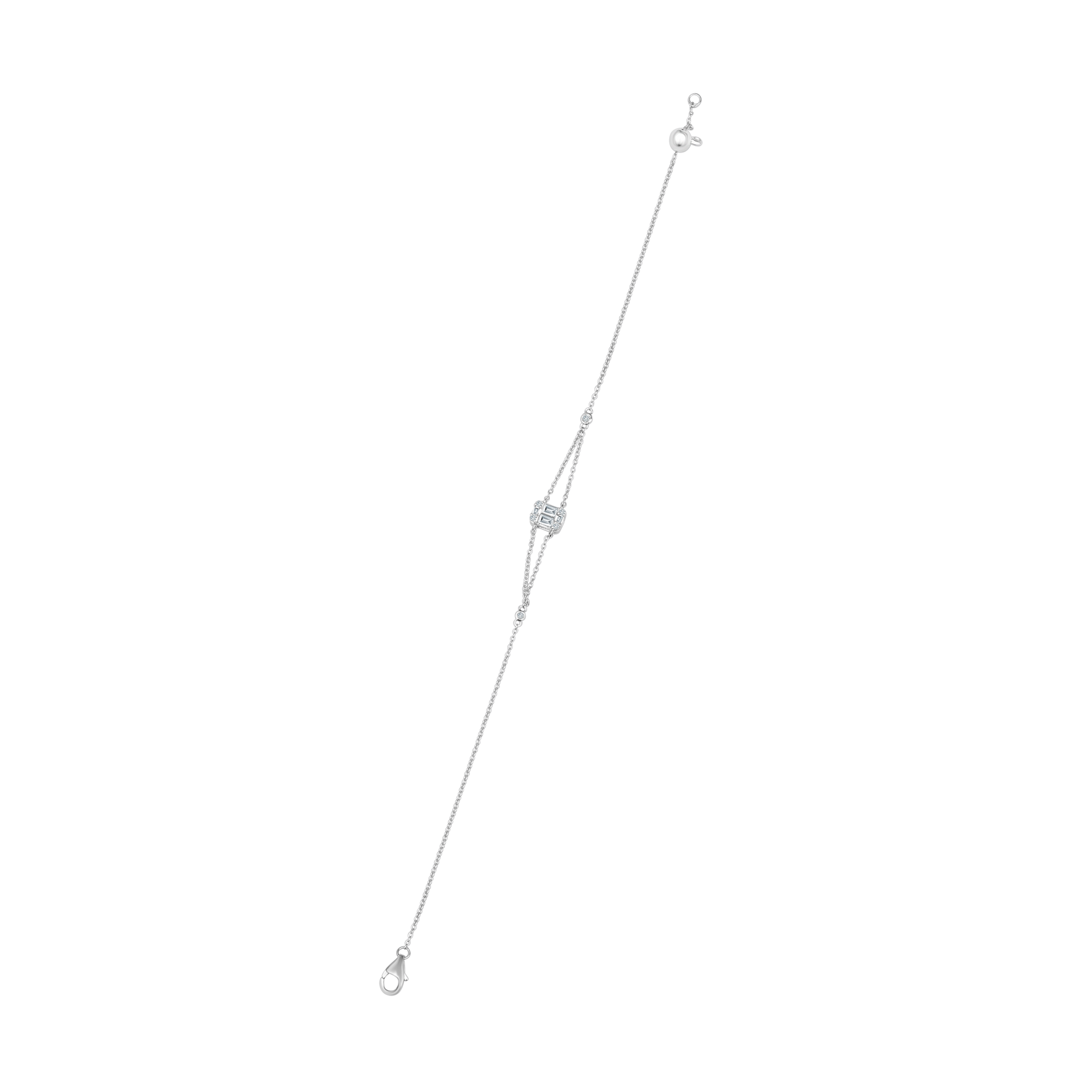 18 K White Gold