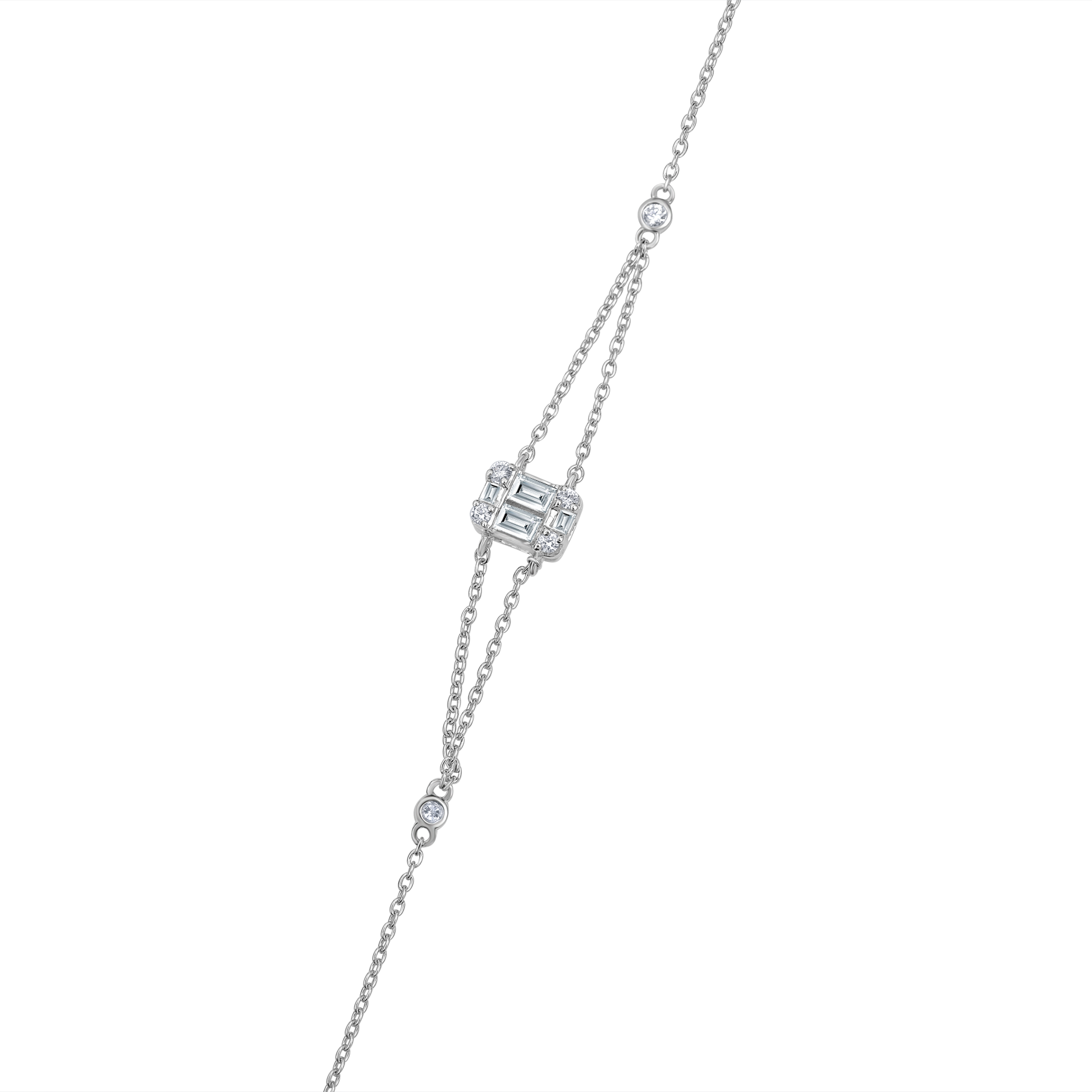 18 K White Gold