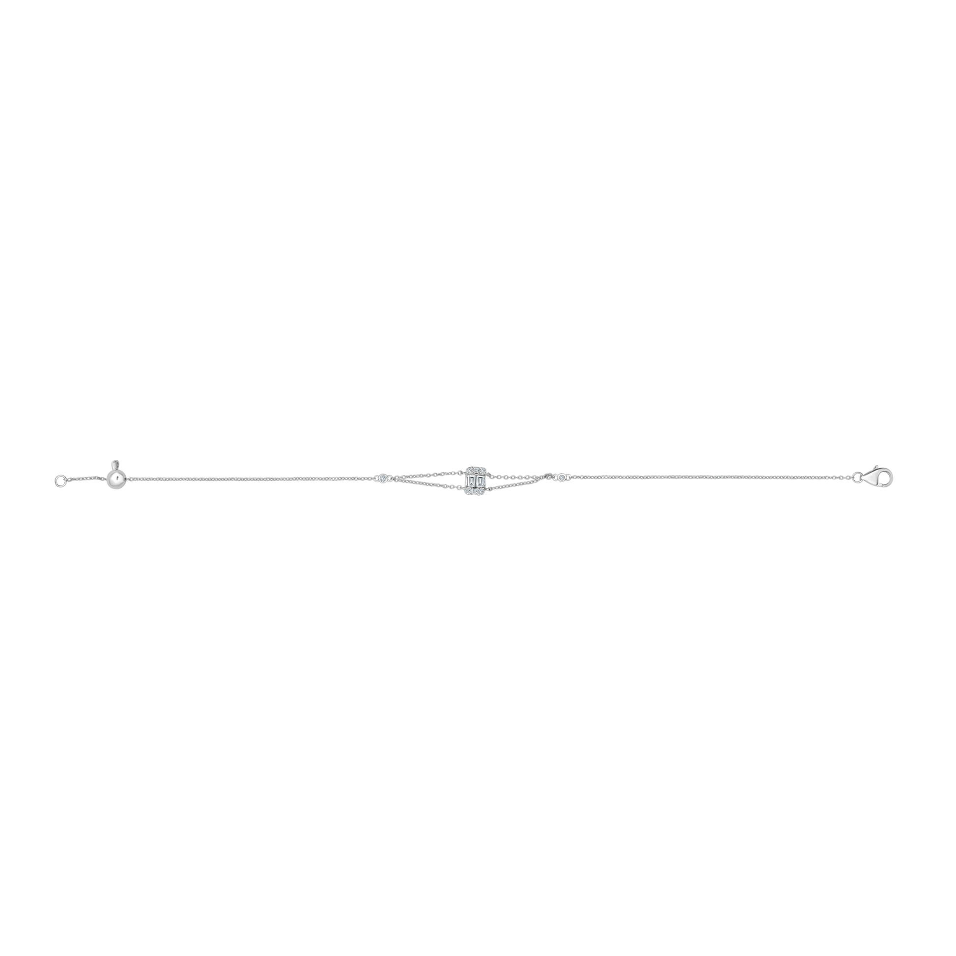 18 K White Gold