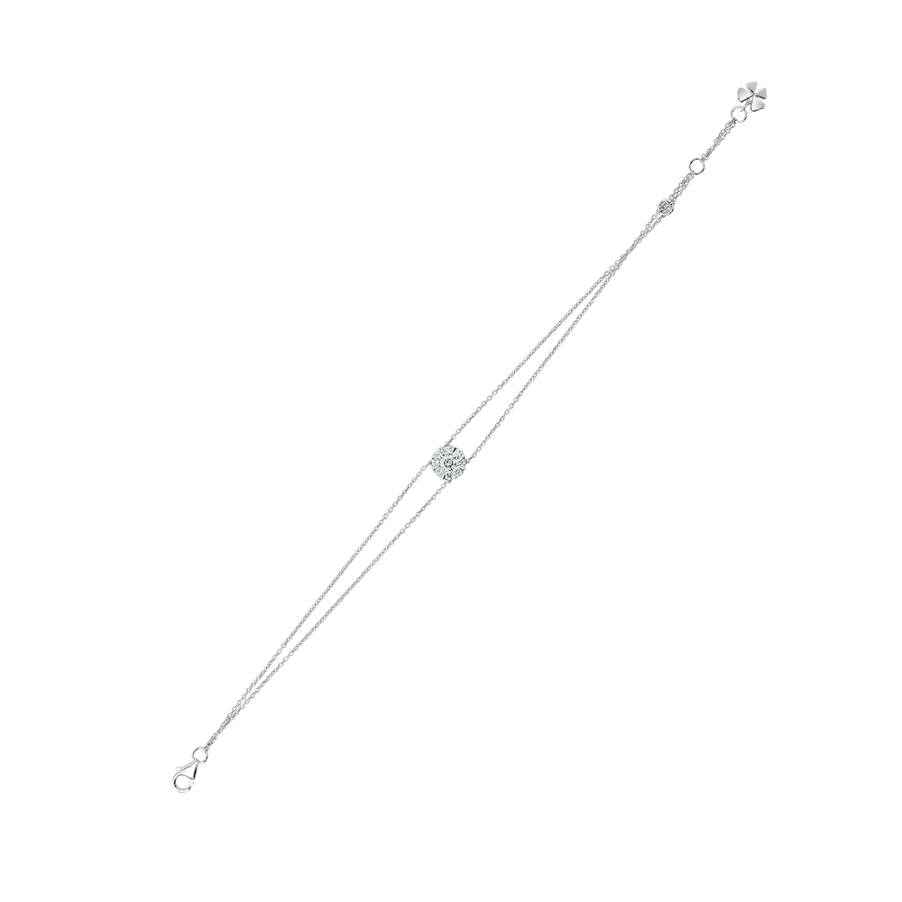 18 K White Gold