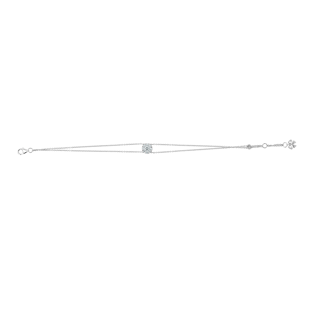 18 K White Gold