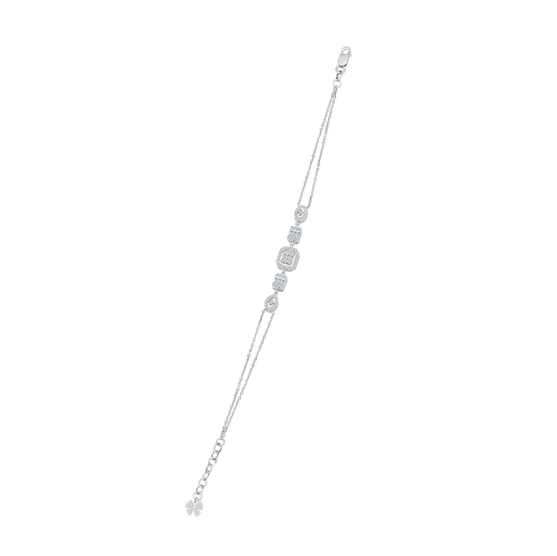 18 K White Gold