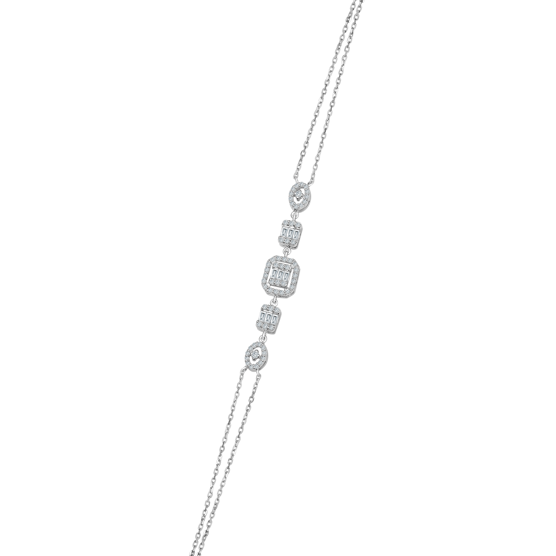18 K White Gold