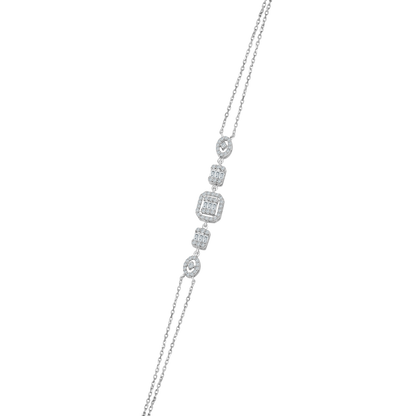 18 K White Gold