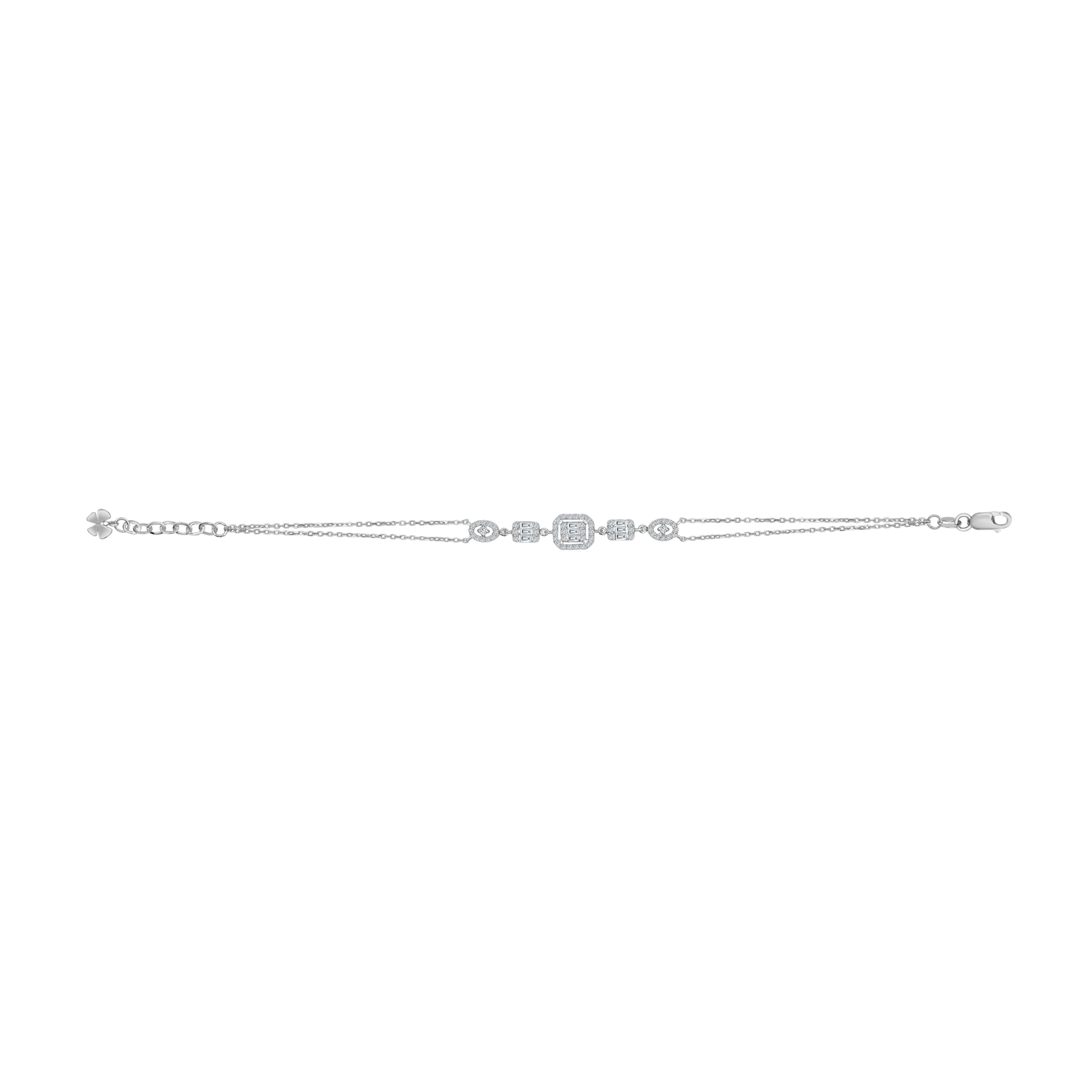 18 K White Gold