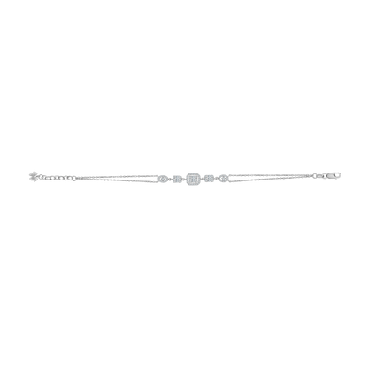 18 K White Gold