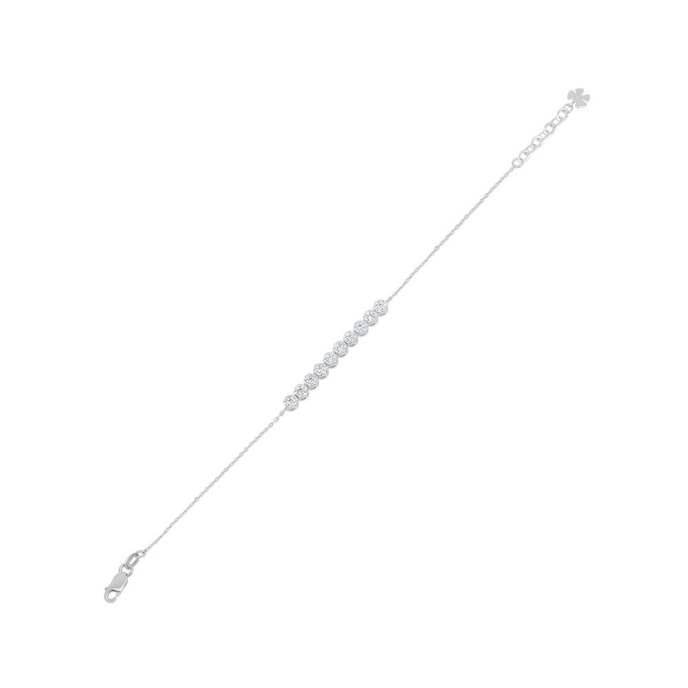 18 K White Gold